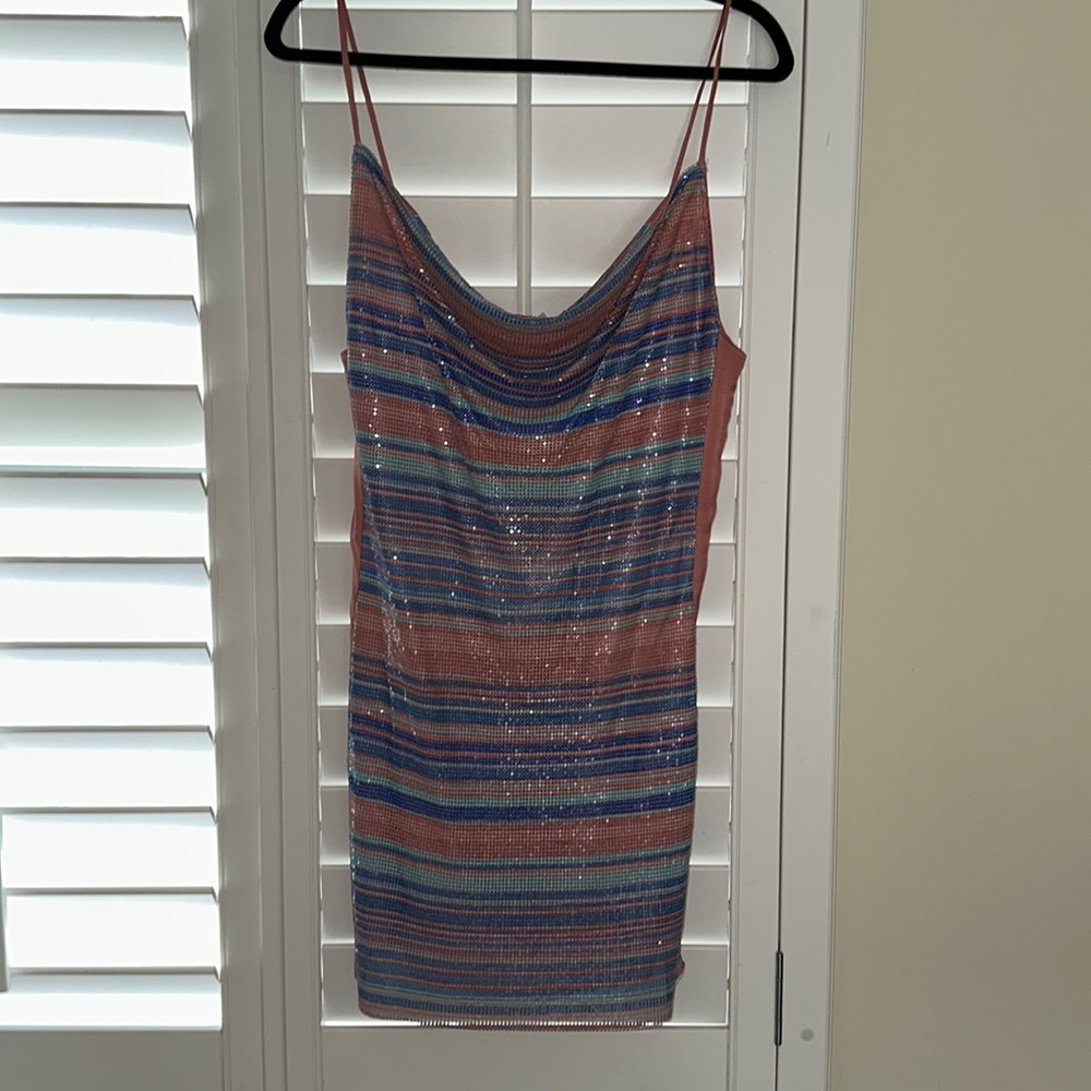 Ramy Brook Chainmail Dress Size 4 New Years or holiday party!